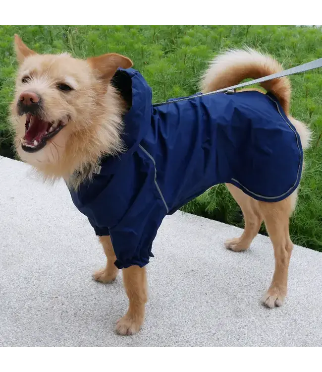 Blueberry Pet Dog Raincoat Blueberry Pet True Navy
