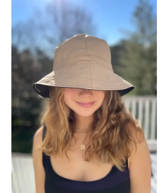 Rainraps Rainraps Raincap Black and Camel