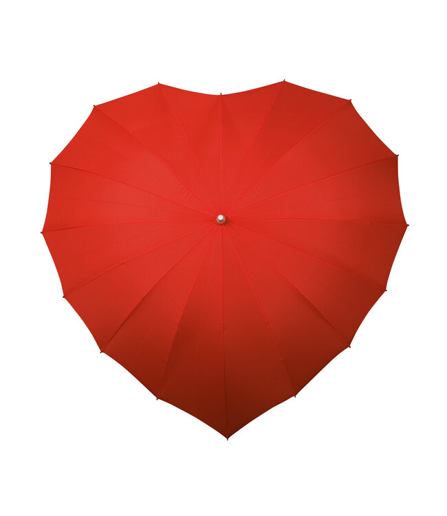 LoveforRain Umbrella Falcone Heart-shaped Red Windproof