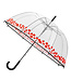 LoveforRain Umbrella Falconetti Transparent with Flowers