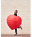 LoveforRain Umbrella Falcone Heart-shaped Red Windproof