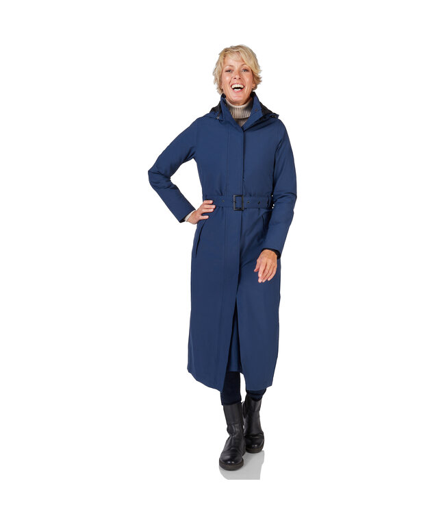 Happy Rainy Days Happy Rainy Days Long Raincoat Ladies Dressblue