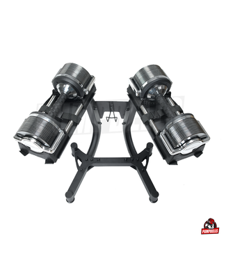PUMPBELLS COMBIDEAL 2 x 28KG | 26 DUMBELLS  + STAND