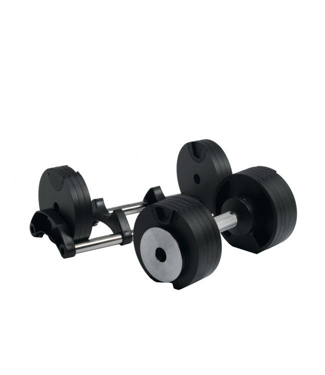 28 KG VERSTELBARE DUMBBELL | 8 (met magneetgewichten 15) DUMBBELLS (IN ÉÉN)