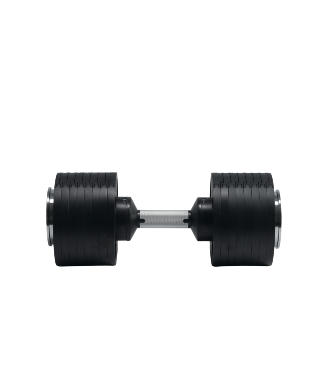 COMBIDEAL 2 x 28KG | 8 (met magneetgewichten 15) DUMBELLS  + STAND