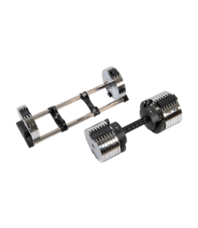 44 KG VERSTELBARE DUMBBELL  | 20 DUMBBELLS (IN ÉÉN) | 2KG GEWICHTSSTAPPEN