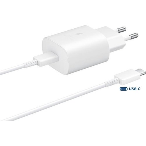 Snellader Kit USB-C 25W Wit Snellader Kit USB-C 25W Wit