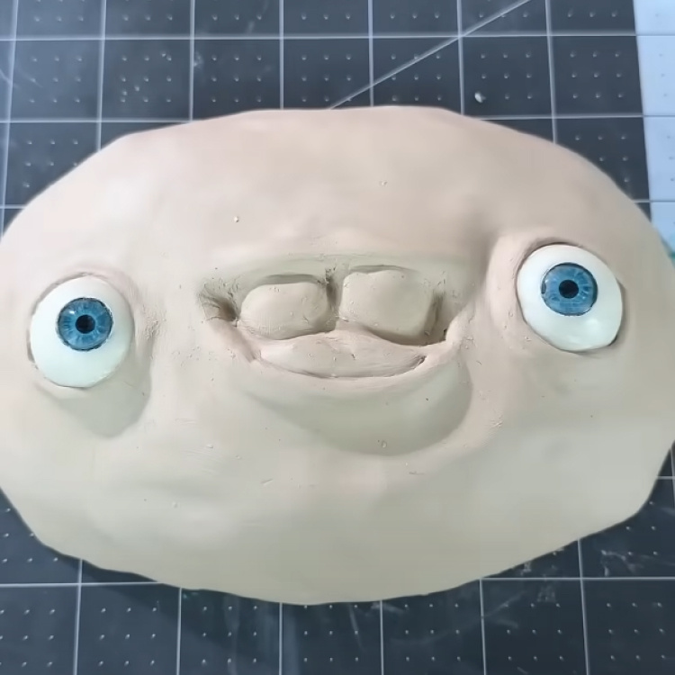 Making a mould out of clay