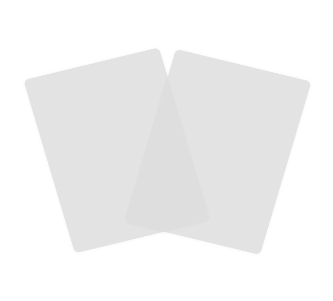 Two sheets of material