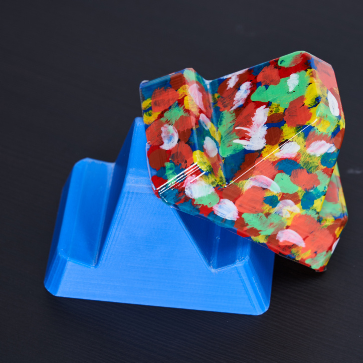 Final result of the 3D printed shape and pet mould.
