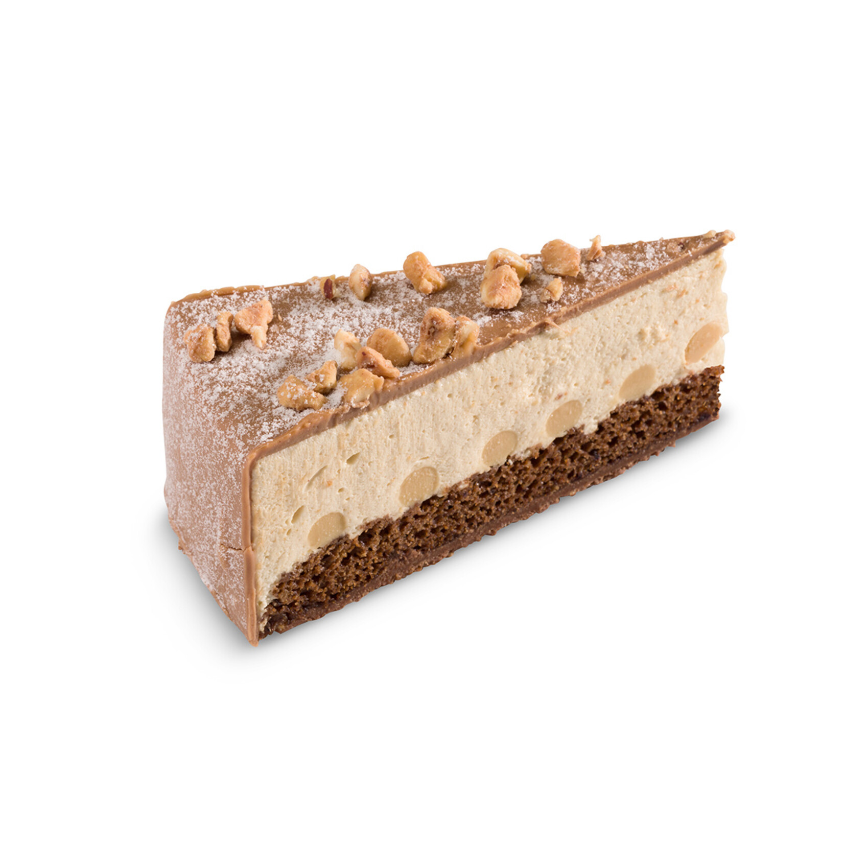 Hazelnoot karamel taart (bevroren)