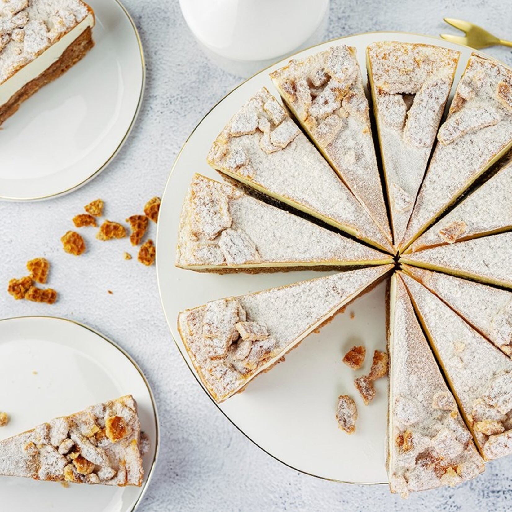 Stroopwafel taart (bevroren)