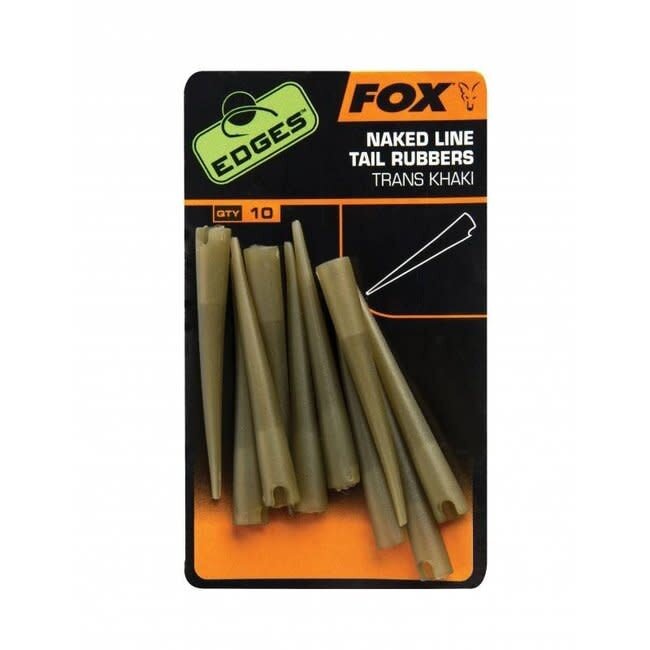 fox edges naked line tail rubbers x 10pc