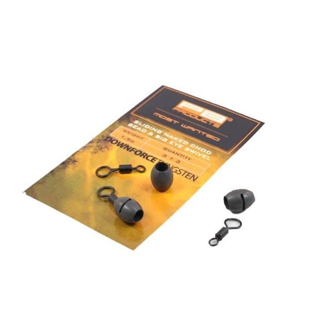 pb products dt naked chod bead 1,5g & big eye **laatste kans**