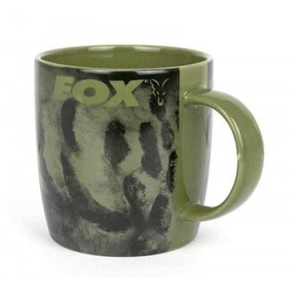 fox printed ceramic mug