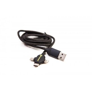 ridgemonkey vault usb-a to multi out cable 2m