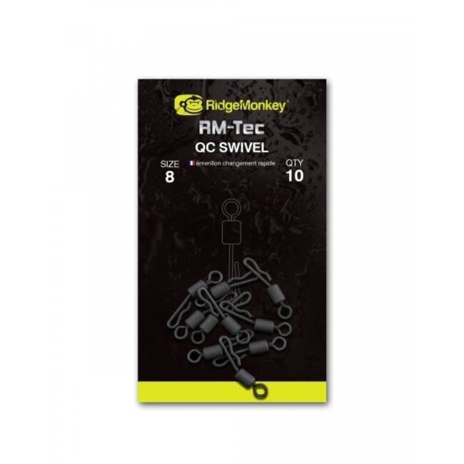 ridgemonkey rm-tec quick change swivel size 8