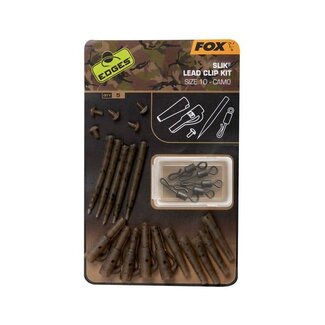 fox edges camo slik lead clip kit size 10