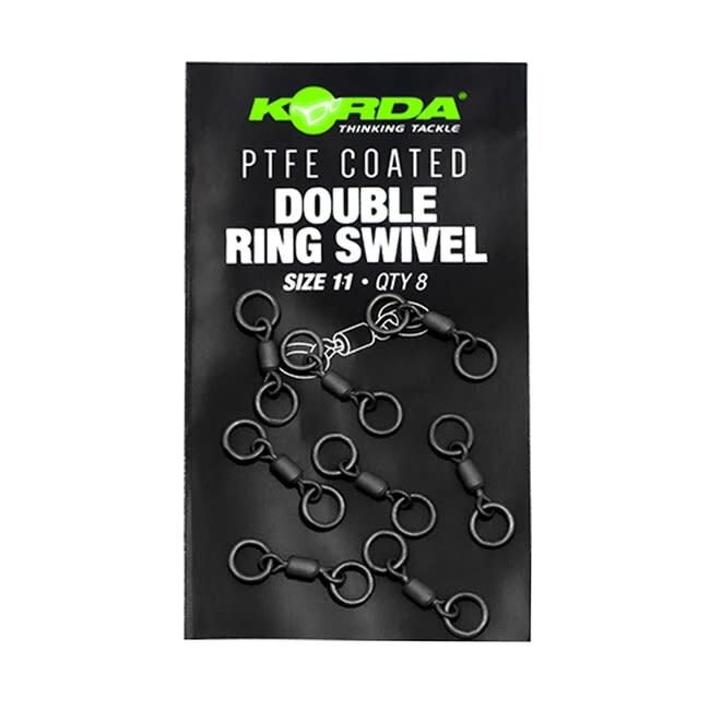 korda ptfe coated double ring swivel