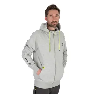 matrix full zip hoody marl grey lime **laatste kans**