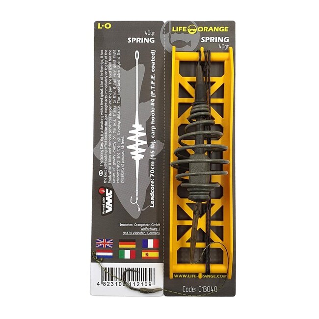 life orange spring feeder