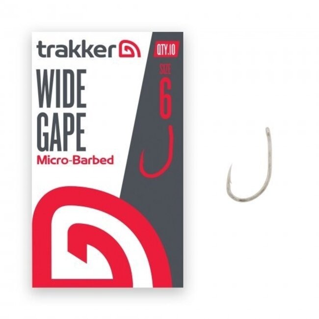 trakker wide gape hooks (micro barbed)