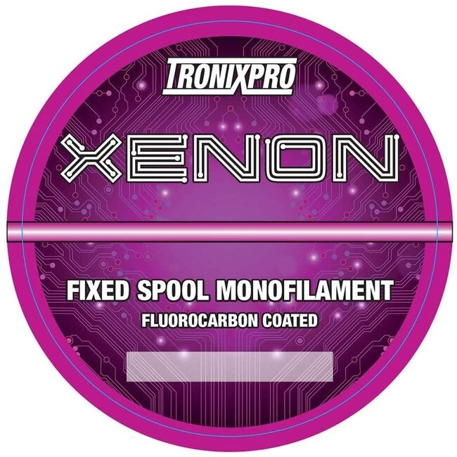 tronixpro xenon fixed spool monofilament fluor coated