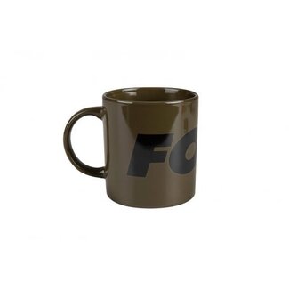 fox mug green / black