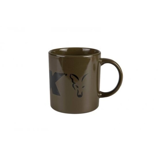 fox mug green / black