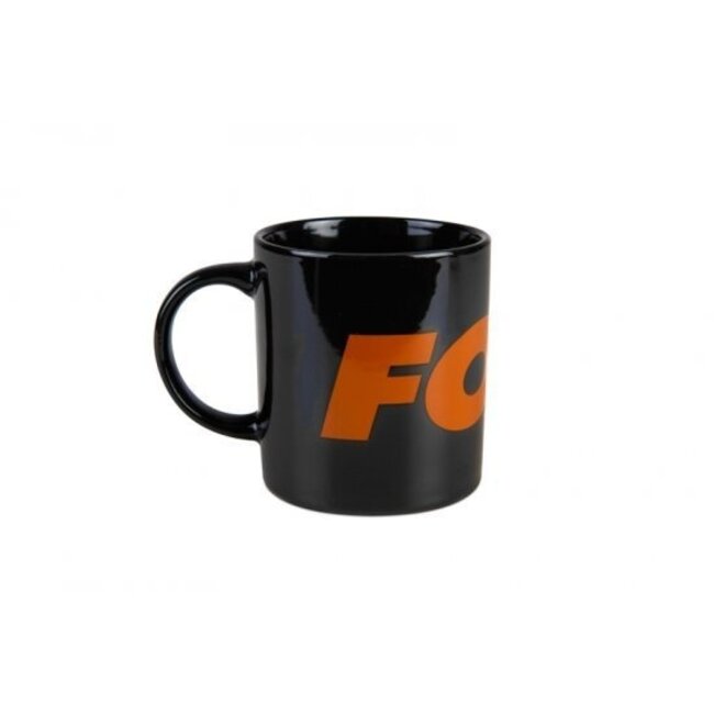 fox mug black / orange