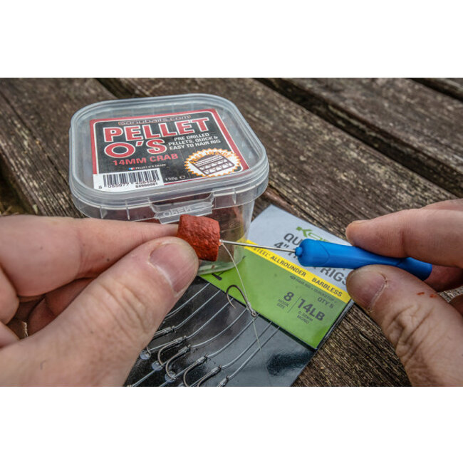 korum big fish hair rigs with quickstops  barbed