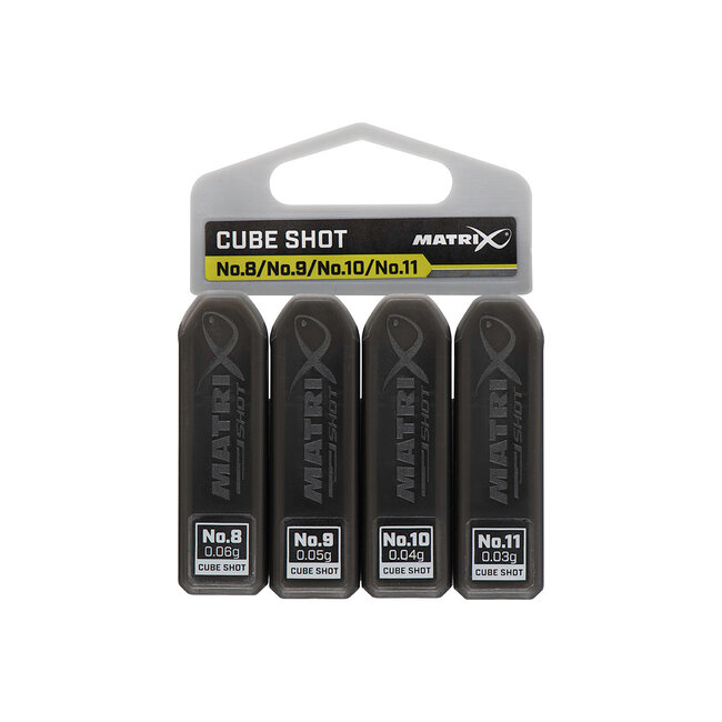 thumbnail image 2 of Matrix Fishing Cube Shot Weights – Sizes 8, 9, 10 & 11 – For Coarse Freshwater Fishing 2 of 6