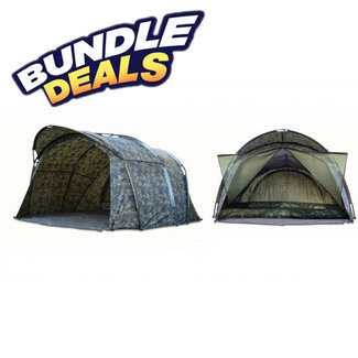 solar tackle undercover camo bivvy  2-man **bundel deal