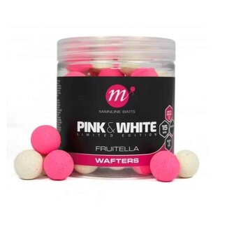 mainline fluoro pink & white fruitella wafters 15mm