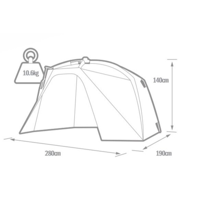 Solar Tackle sp uni spider bivvy **laatste kans**