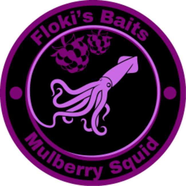floki's baits hard hook mulberry squid **uitverkoop**