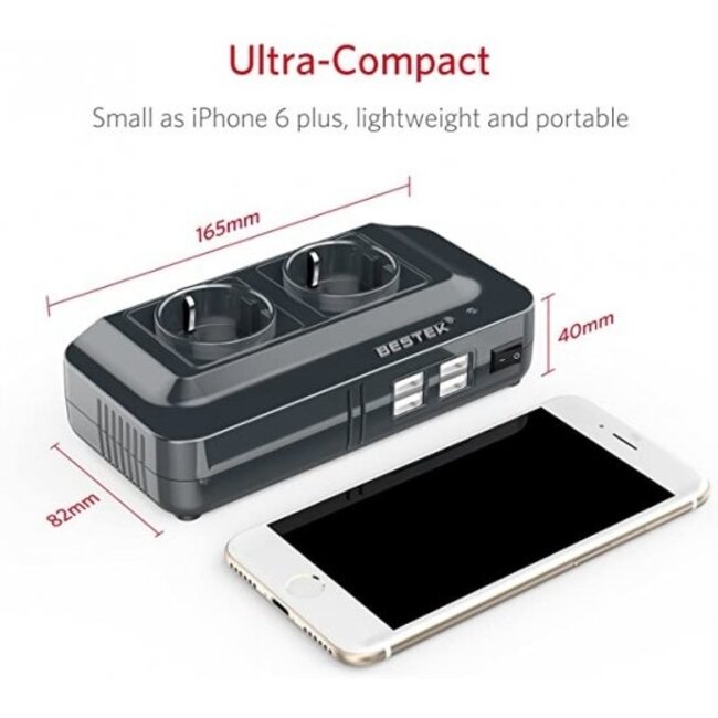 jarocells omvormer 11/15volt-230volt 200watt