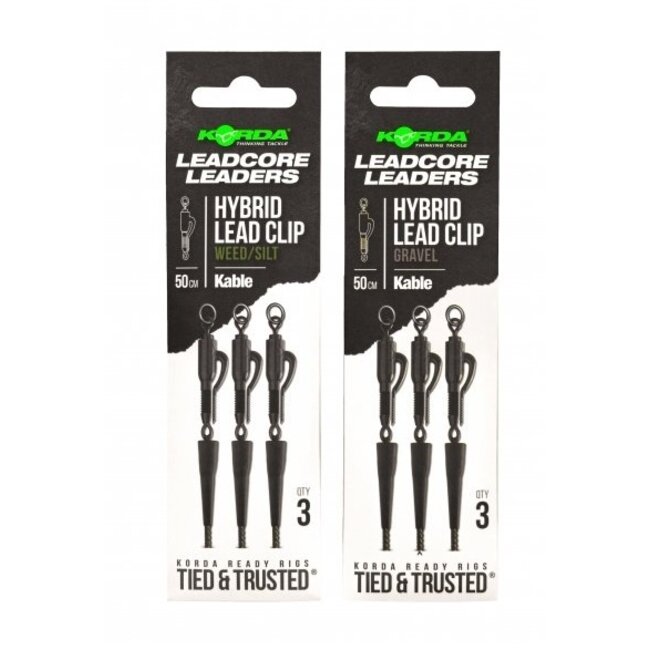 korda leadcore leaders + hybrid lead clip