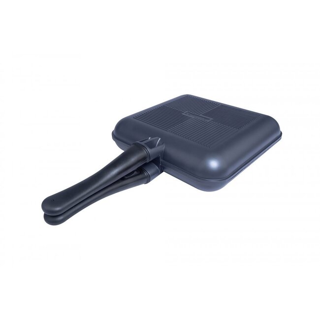 ridgemonkey connect pan & griddle xxl granite edition