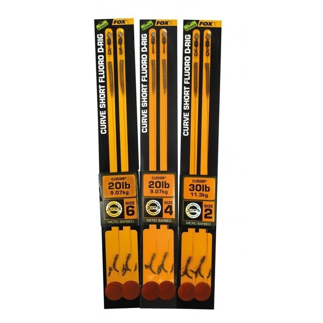 fox curve short fluoro d-rig