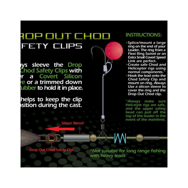 gardner drop out chod safety clips