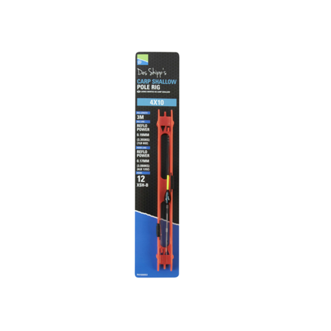 preston carp shallow pole rig