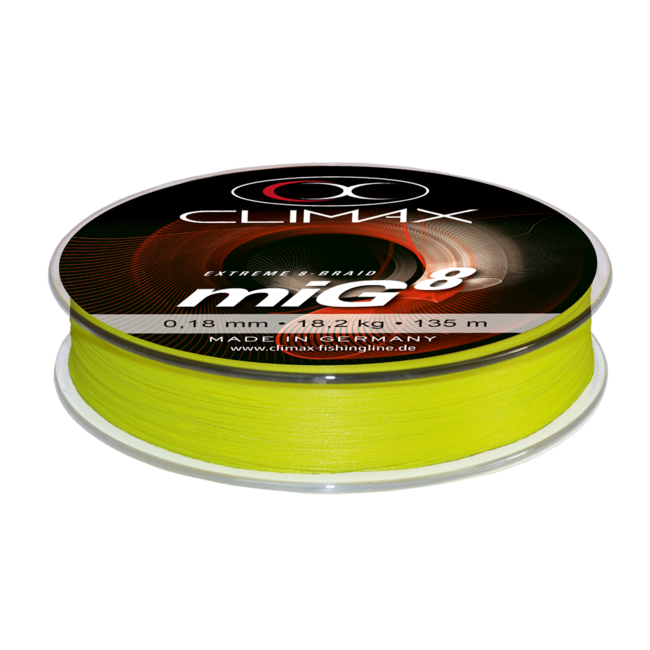 climax mig 8-braid fluo yellow