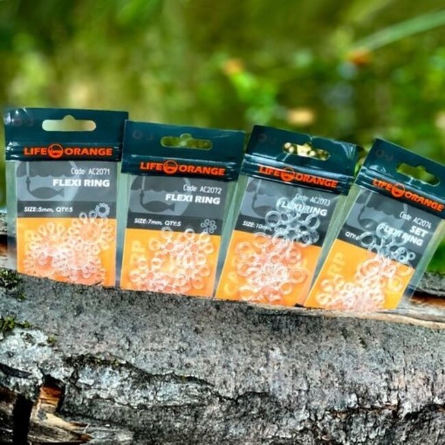 life orange flexi rings