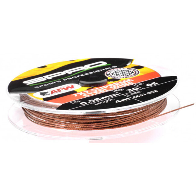 Spro 7x7 super steel supreme afw wire 0.58mm **laatste kans**