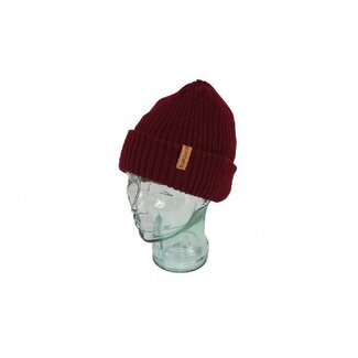 trakker plum textured beanie