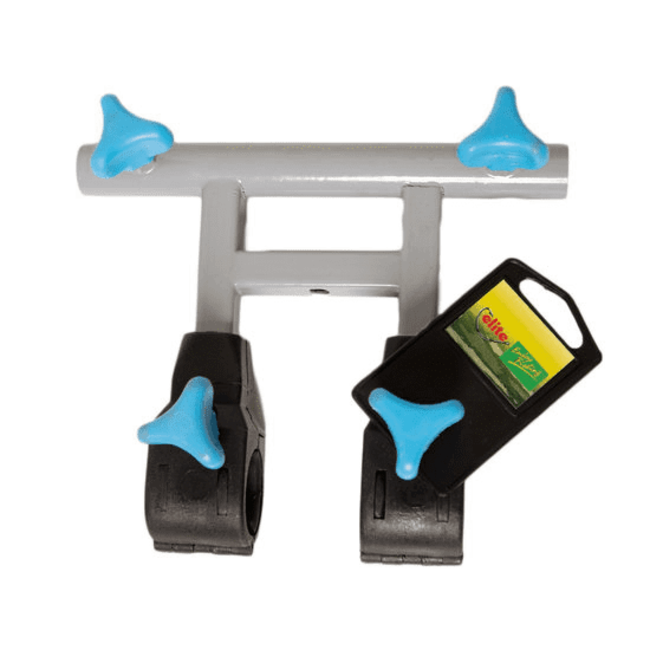 elite paraplu steun dubbel grey/blue