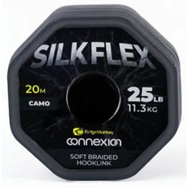 ridgemonkey connexion silkflex soft braid 25lb