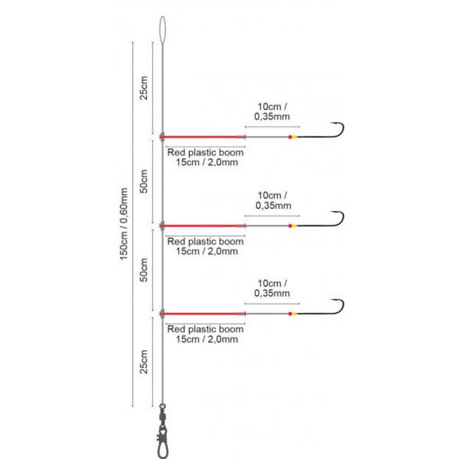 spro 27 plastic boom paternoster