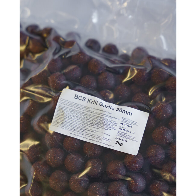 bcs baits krill garlic 5kg